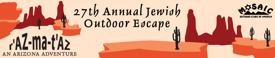 Jewish Outdoor Escape 2017